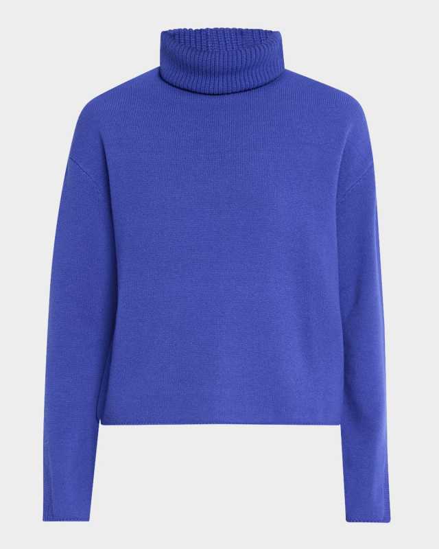 Virgin Wool-Cashmere Turtleneck Sweater
